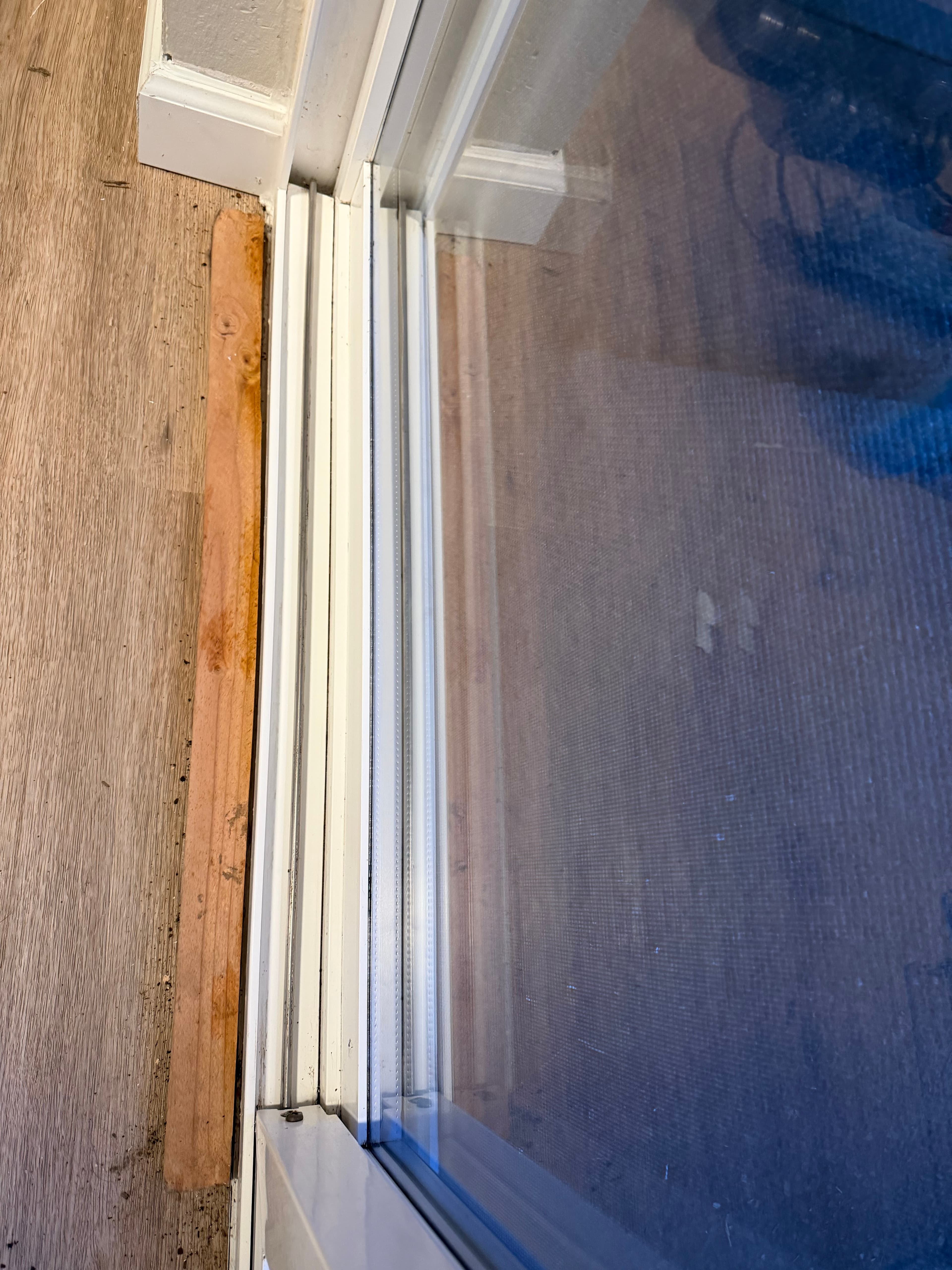 Door Track Cleanout - After