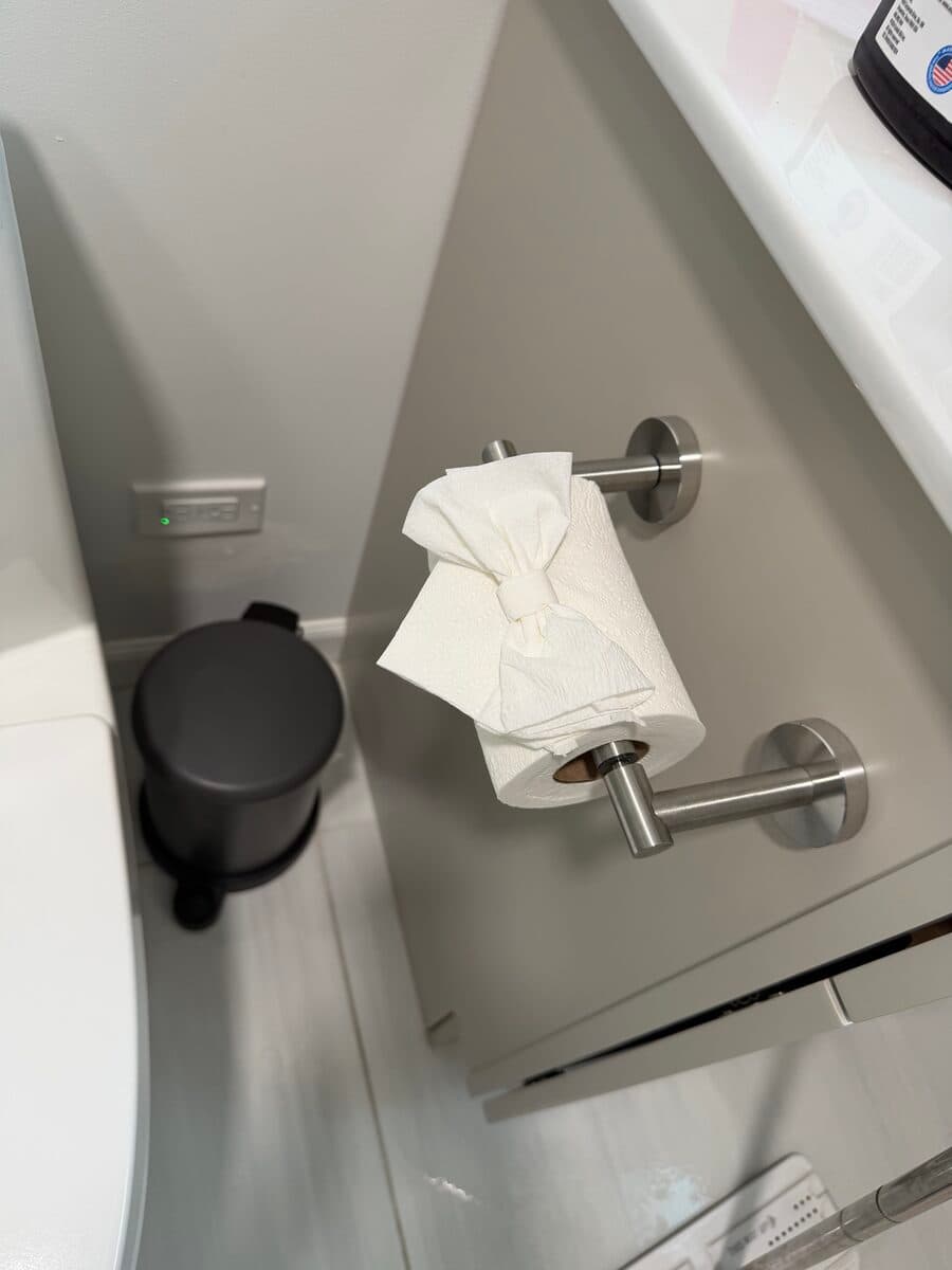 Decorative TP Bow Fold